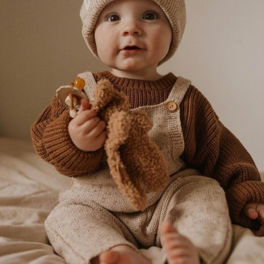 Crewneck knitted pullover