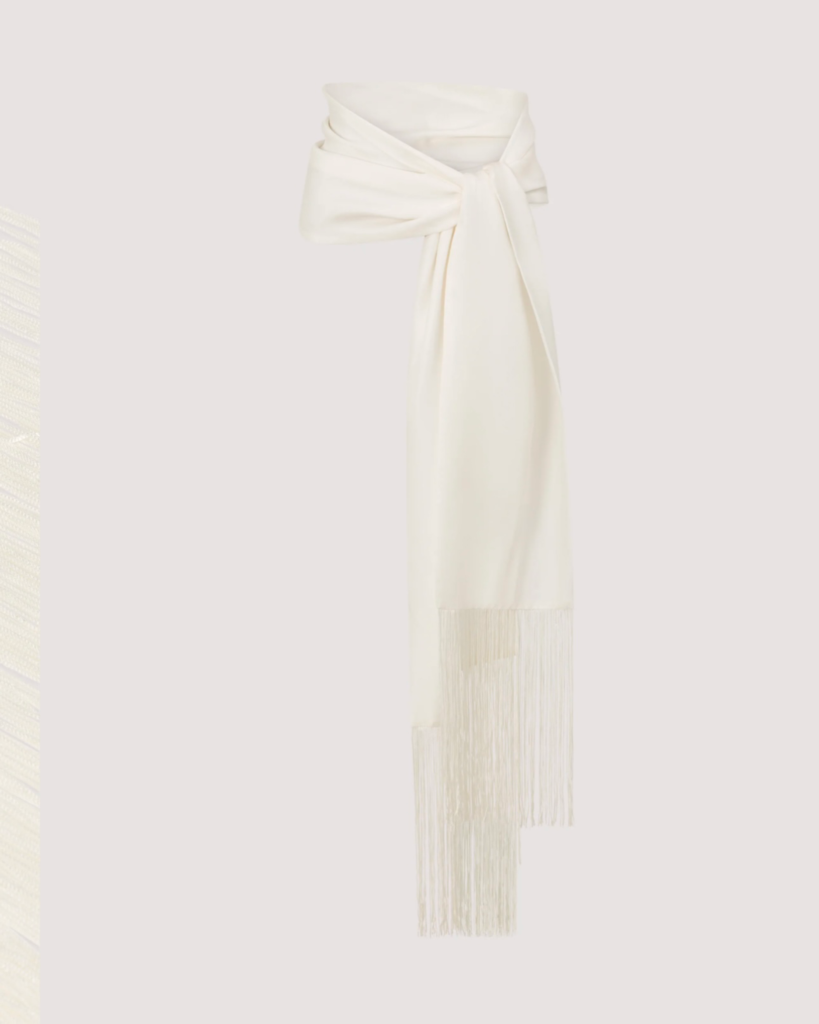 Pearl Fringe Scarf