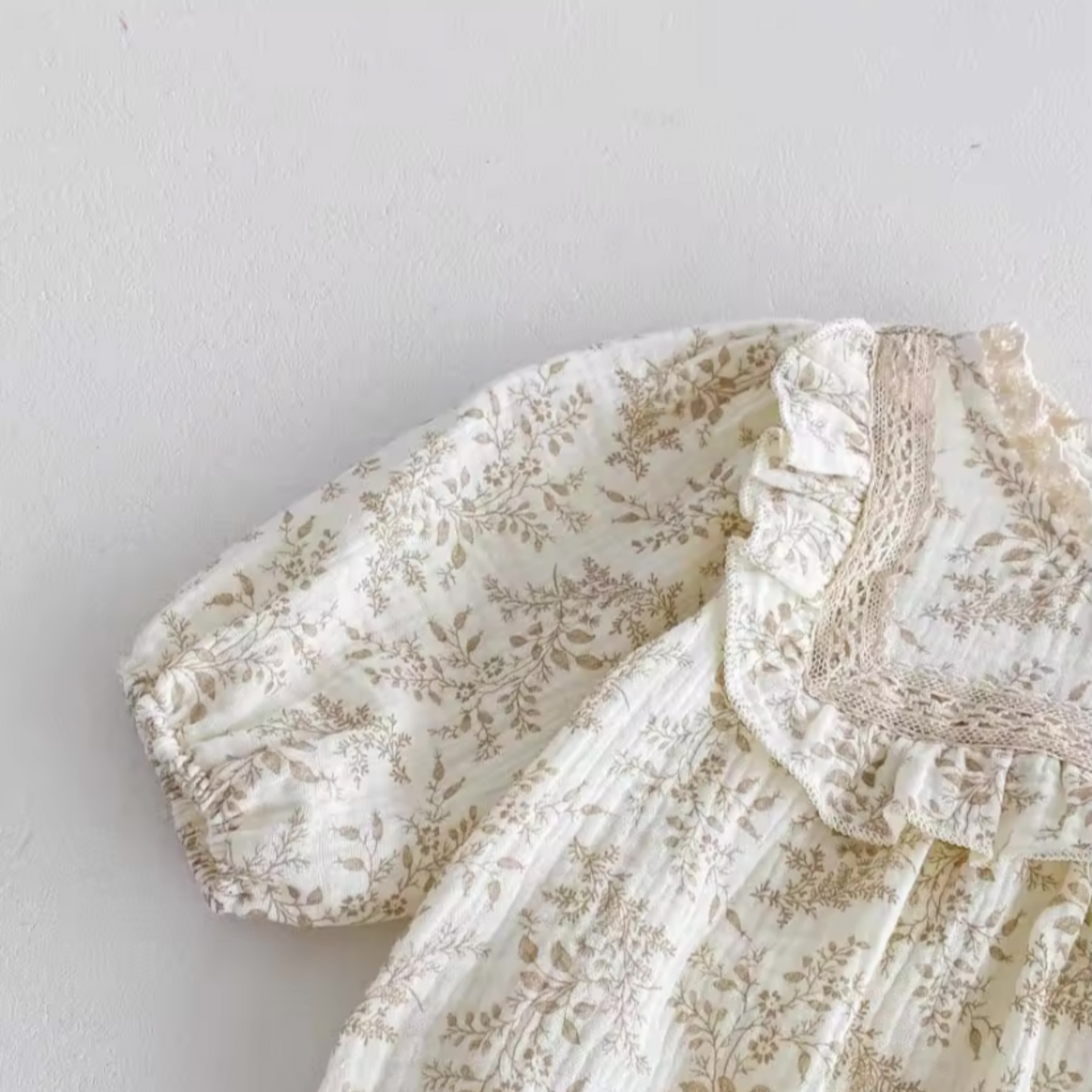 luxe Ruffled collar romper