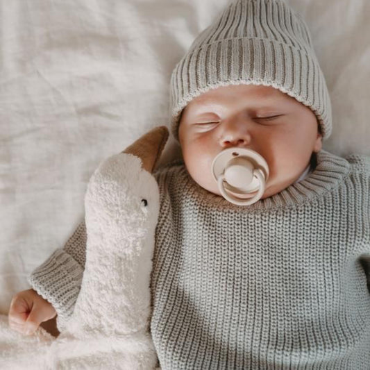 Crewneck knitted pullover