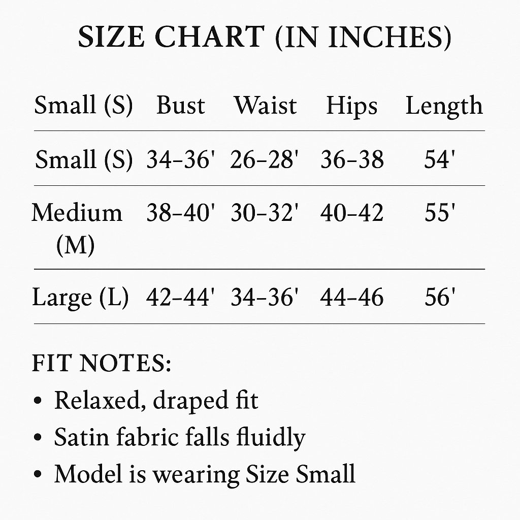 Noir Satin Drapé Dress