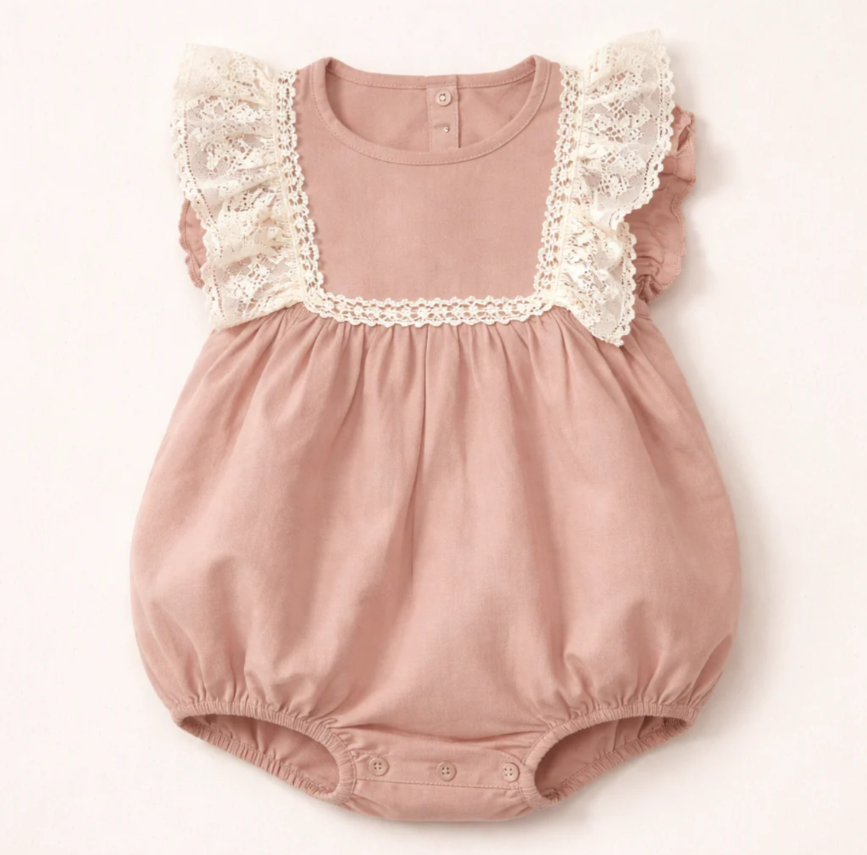 Rose Lace Romper