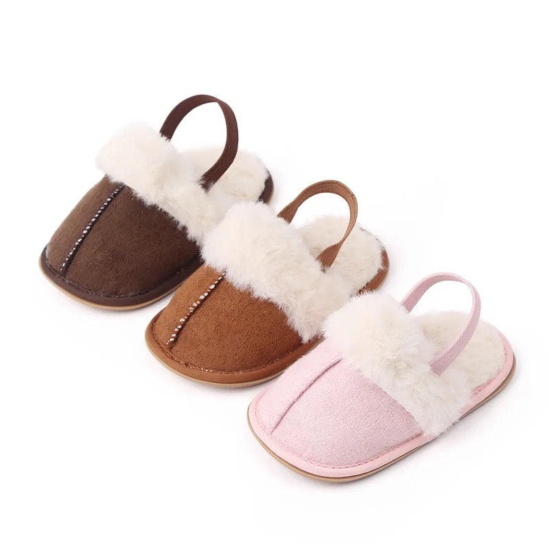 Warm woollen fluffy suede
