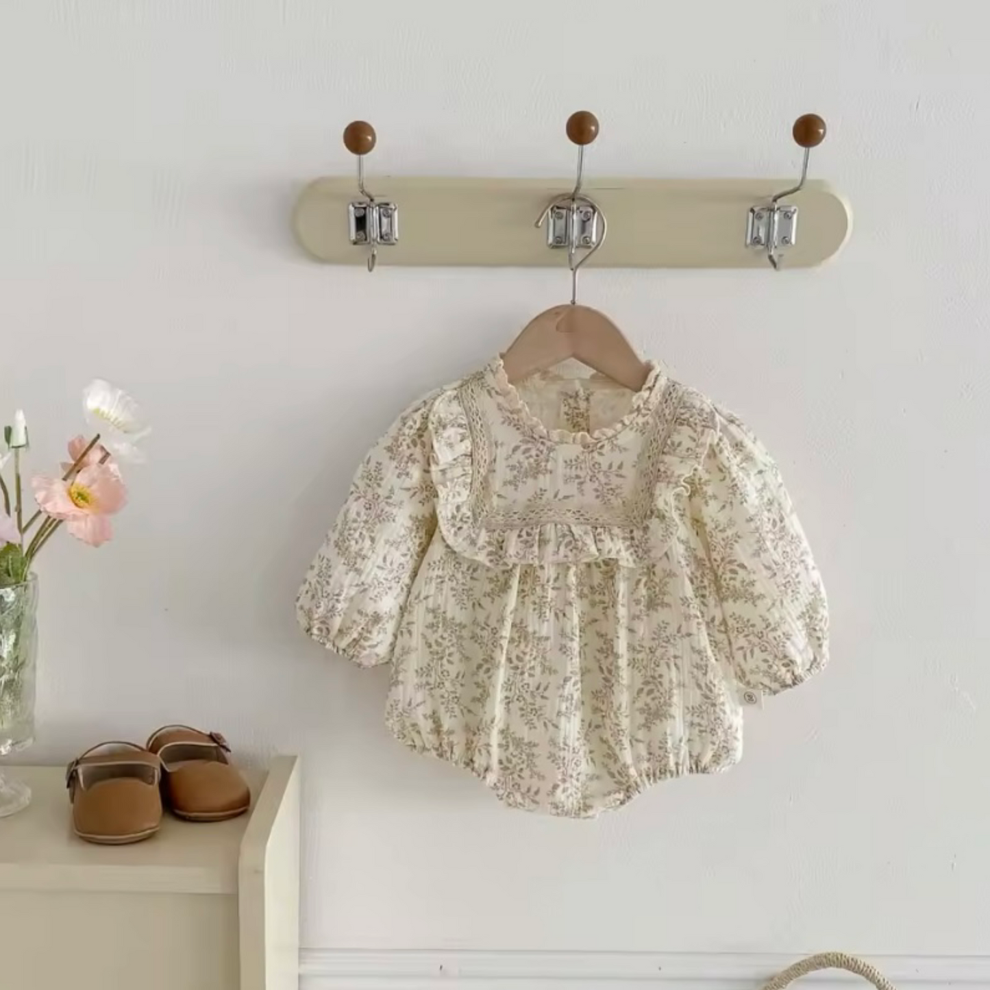 luxe Ruffled collar romper