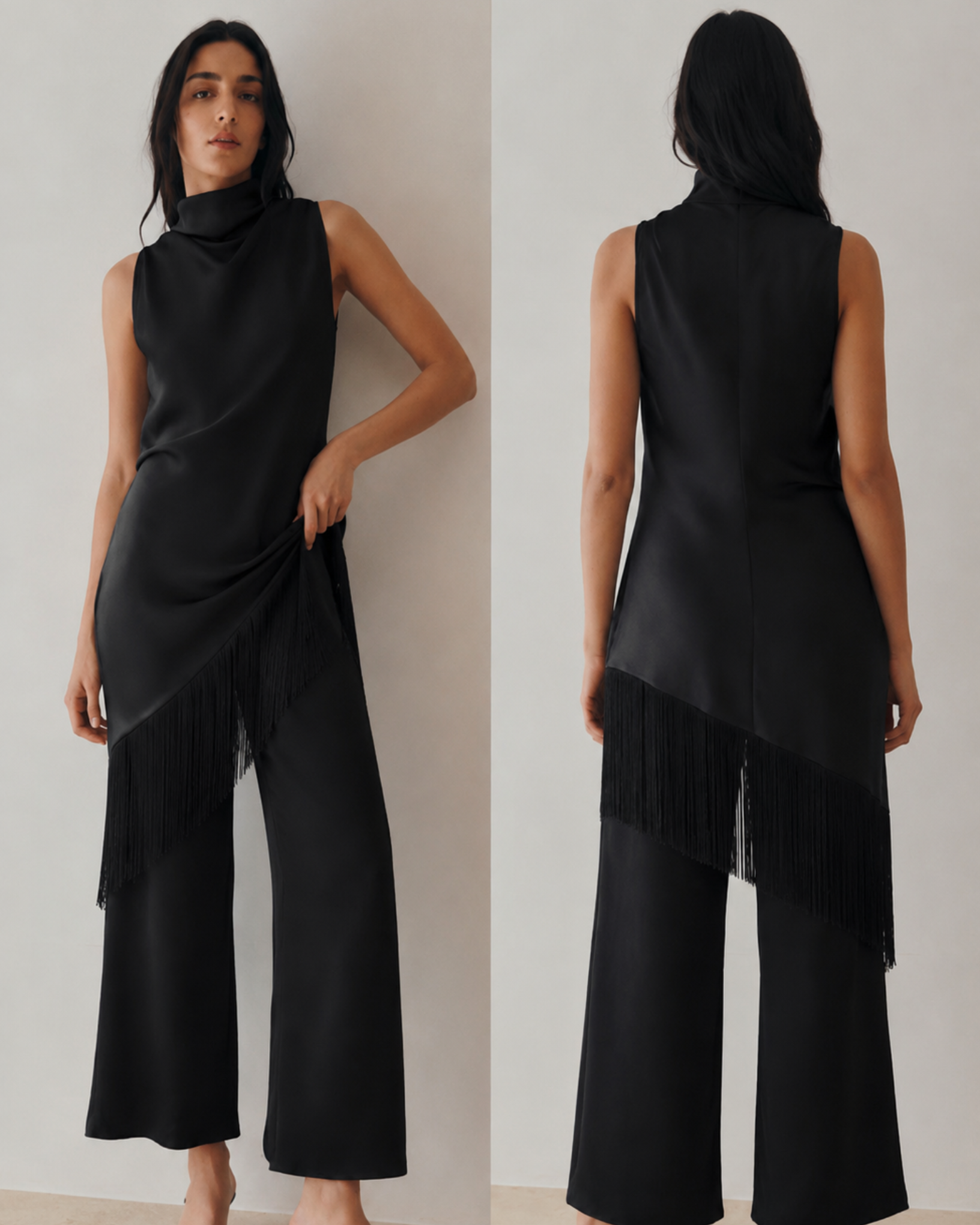 Midnight Fringe Co-Ord Set