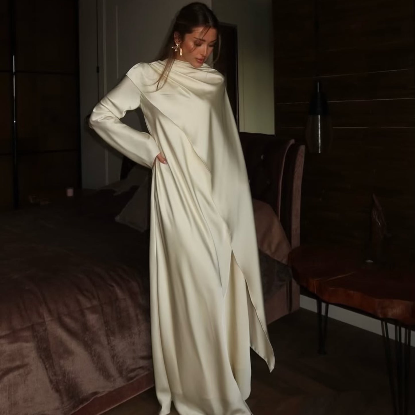 Opulence Satin Drape