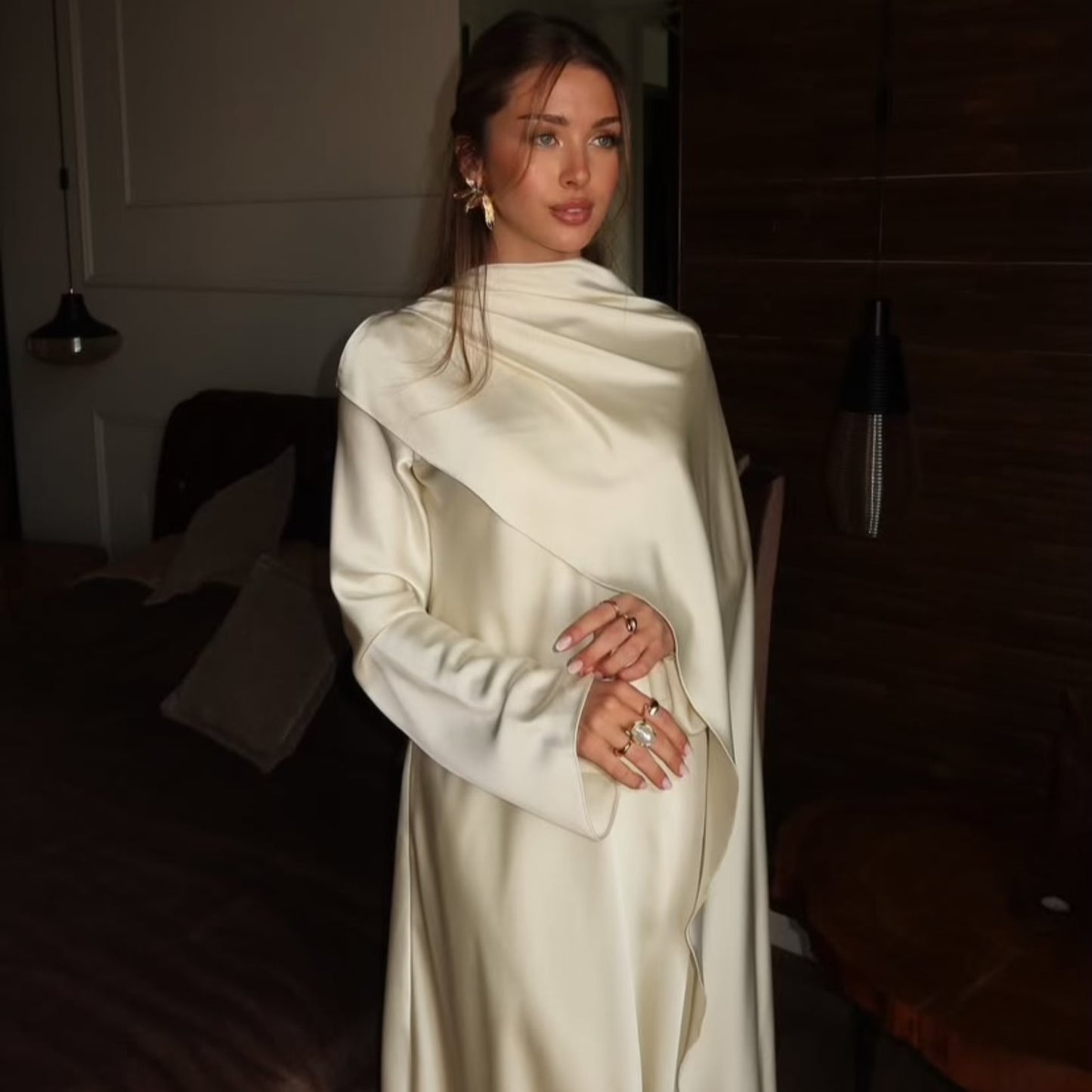 Opulence Satin Drape