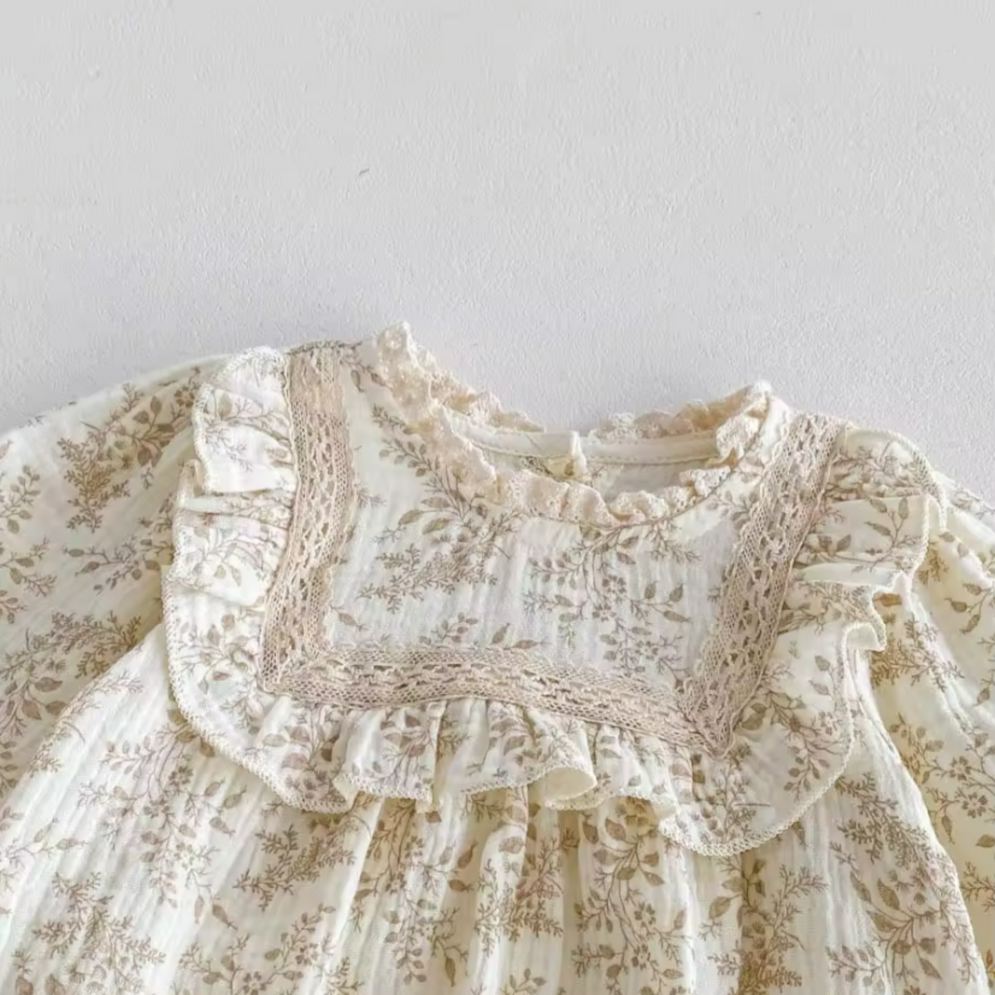 luxe Ruffled collar romper