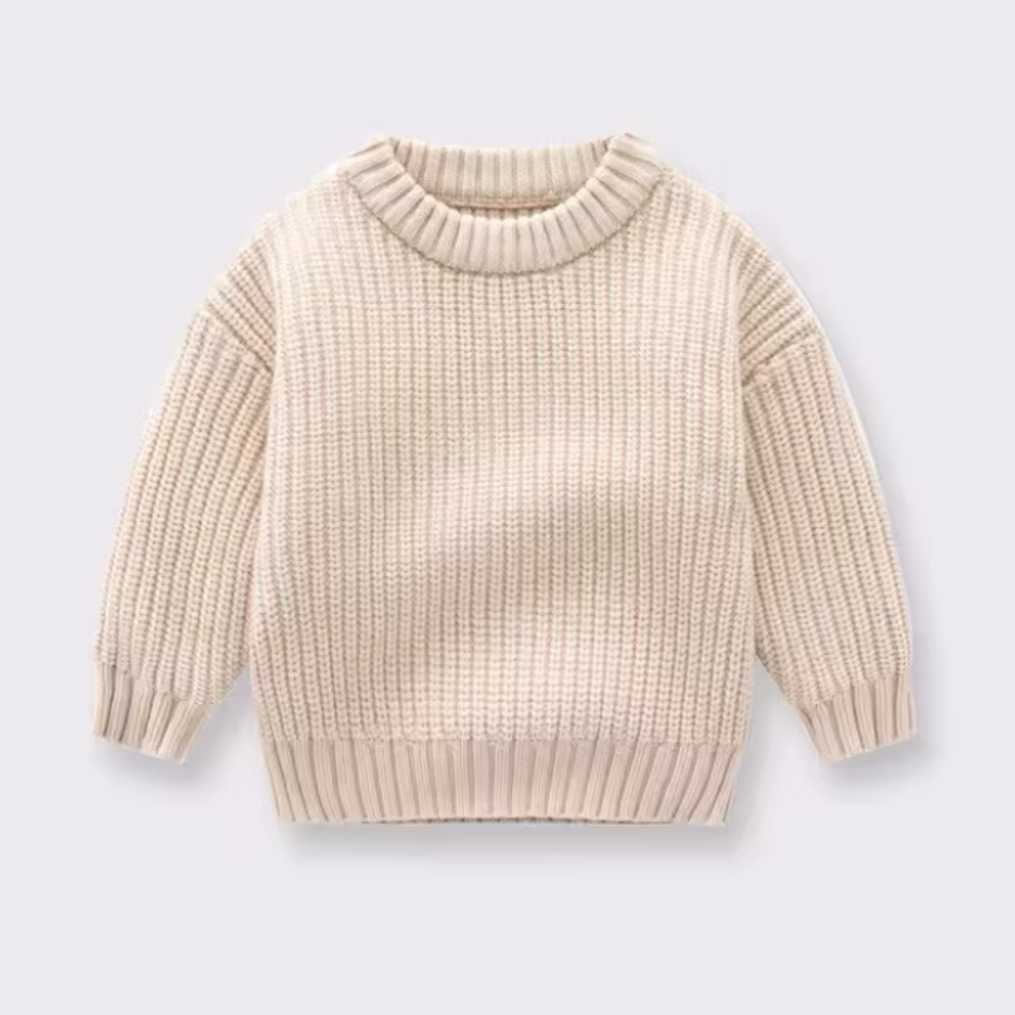 Crewneck knitted pullover