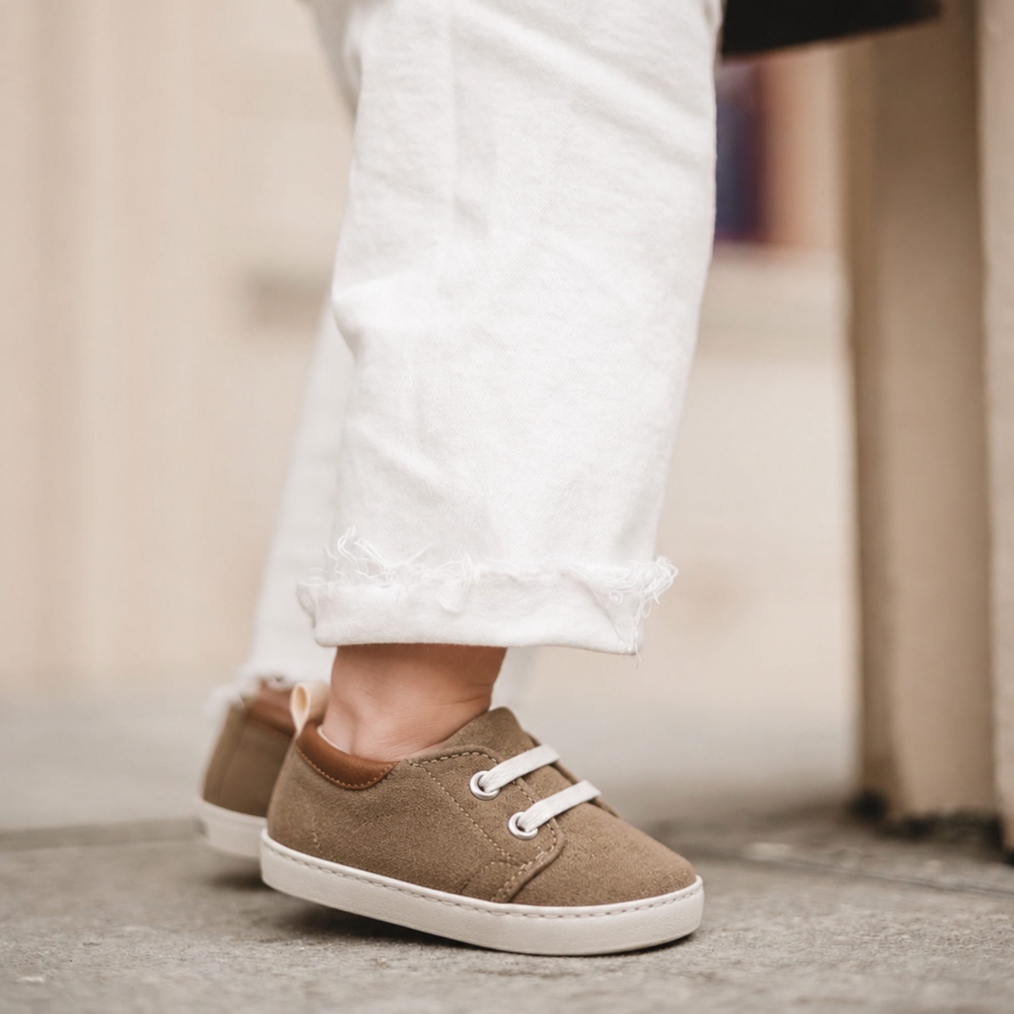 Beige Bean Shoes